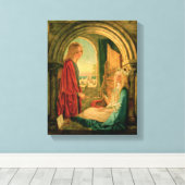 Aankondiging, 1859 canvas afdruk (Insitu (Houten vloer))