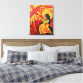 Aankondiging 2011 canvas afdruk (Insitu (Slaapkamer))