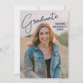 Aankondiging aangepast fotoAfstuderen (Voorkant)