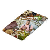 Aankondiging Adventureur Afstuderen personaliseren Magneet (Linkerzijde)