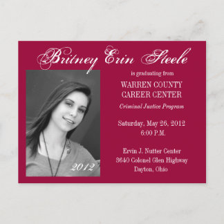 Aankondiging afstuderen