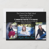 Aankondiging afstuderen (Achterkant)