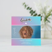 aankondiging afstuderen (Staand voorkant)