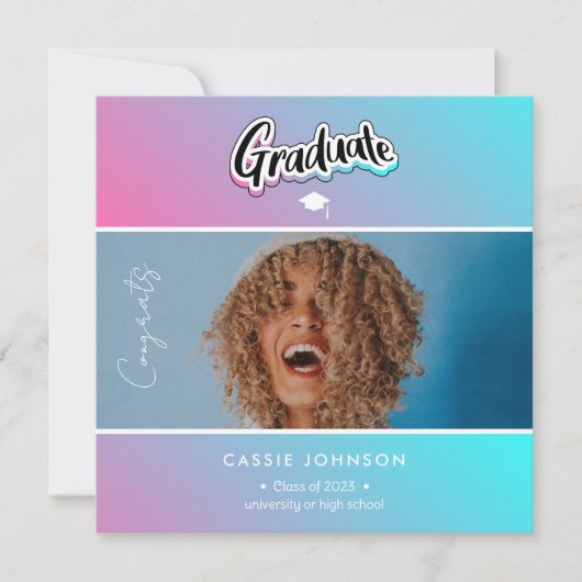 aankondiging afstuderen (Voorkant)