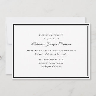 Aankondiging Afstuderen