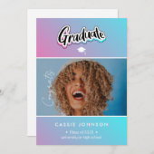 aankondiging afstuderen (Voorkant / Achterkant)