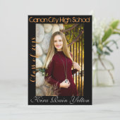 Aankondiging afstuderen (Staand voorkant)