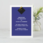 Aankondiging afstuderen (Staand voorkant)