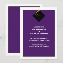 Aankondiging afstuderen