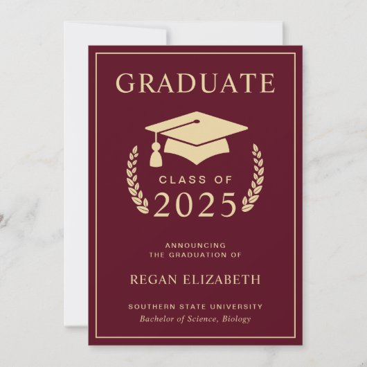 Aankondiging afstuderen (Voorkant)