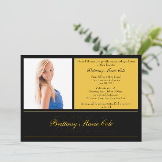 Aankondiging Afstuderen 2011 (Staand voorkant)