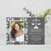 AANKONDIGING AFSTUDEREN AQUA WET SCHOOL CHALKBOARD (Staand voorkant)