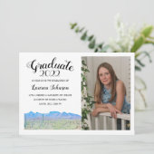 Aankondiging Afstuderen Arizona Desert Foto (Staand voorkant)