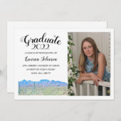 Aankondiging Afstuderen Arizona Desert Foto (Voorkant / Achterkant)