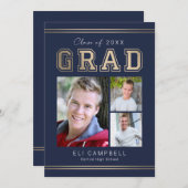 Aankondiging Afstuderen Bright Varsity (Voorkant / Achterkant)