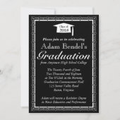 Aankondiging afstuderen certificaat - zwart (Voorkant)