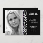 Aankondiging Afstuderen dramatic Damask 2011 (Voorkant / Achterkant)