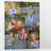 Aankondiging afstuderen drieledige uitnodiging (Binnenzijde eerst)