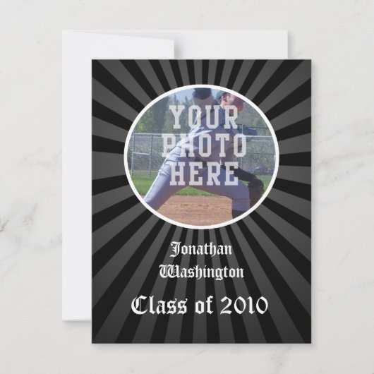 Aankondiging Afstuderen elk jaar~ Black Spotlight (Voorkant)