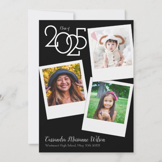 Aankondiging  Afstuderen Foto's (Voorkant)