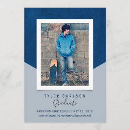 Aankondiging Afstuderen gekleurde achtergrondfoto'