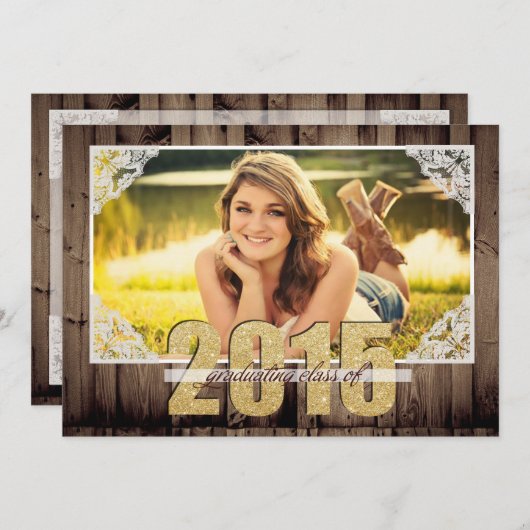 Aankondiging Afstuderen land 2015 (Voorkant / Achterkant)