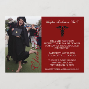 Aankondiging Afstuderen Maroon Medical RN School