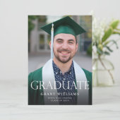 Aankondiging afstuderen Mod Photo Vertica Afstuder (Staand voorkant)