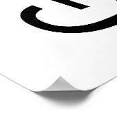 Aankondiging Afstuderen Modern Photo Boy 2023 Poster (Hoek)