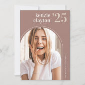 Aankondiging Afstuderen moderne Arch Photo (Voorkant)