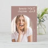 Aankondiging Afstuderen moderne Arch Photo (Staand voorkant)