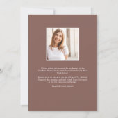 Aankondiging Afstuderen moderne Arch Photo (Achterkant)