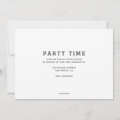 Aankondiging Afstuderen moderne siblings foto's (Achterkant)