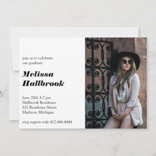 Aankondiging afstuderen Open House Afstudeerder Pa (Achterkant)