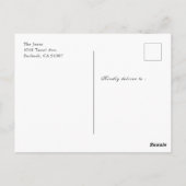 Aankondiging Afstuderen Pampas Grass Arch Briefkaart (Achterkant)