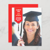 Aankondiging afstuderen Photo Stole (Voorkant / Achterkant)