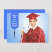 Aankondiging afstuderen Photo Stole (Voorkant / Achterkant)