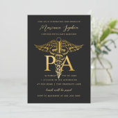 Aankondiging afstuderen Physician Assistant Zwart (Staand voorkant)