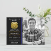 Aankondiging Afstuderen politiefoto | Partij (Staand voorkant)