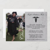 Aankondiging Afstuderen Rustic Medical RN School (Voorkant / Achterkant)