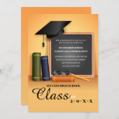 Aankondiging Afstuderen school (Voorkant / Achterkant)