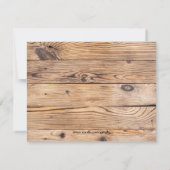 Aankondiging Afstuderen Trendy Elegant Country (Achterkant)