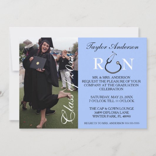 Aankondiging Afstuderen Trendy Medical RN School (Voorkant)