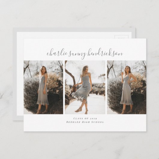 Aankondiging Afstuderen Triad Briefkaart (Voorkant / Achterkant)