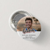 Aankondiging afstuderen van 2023 ronde button 3,2 cm (Voorkant /achterkant)