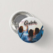 Aankondiging afstuderen van 2023 ronde button 3,2 cm (Voorkant /achterkant)