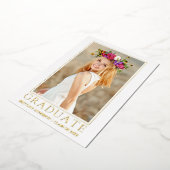 Aankondiging Afstuderen van de Moderne Gold Foil F (Gedraaid)