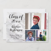 Aankondiging Afstuderen van Marble 3 Photo School (Voorkant)