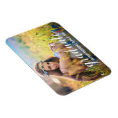 Aankondiging Afstuderen van modern script Foto Magneet (Rechterzijde)