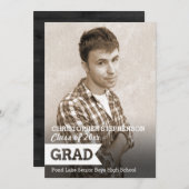 Aankondiging Afstuderen vaste banner foto (Voorkant / Achterkant)